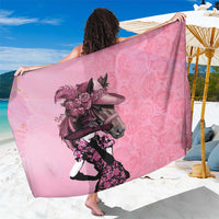 Kentucky Horse Racing Sarong Derby Ladies With Roses