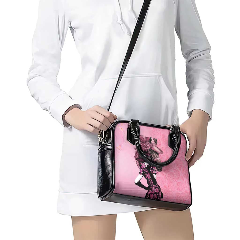 Kentucky Horse Racing Shoulder Handbag Derby Ladies With Roses