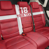 Custom Denmark Football Back Car Seat Cover Danish Dynamite Go Champion