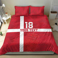 Custom Denmark Football Bedding Set Danish Dynamite Go Champion