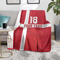 Custom Denmark Football Blanket Danish Dynamite Go Champion