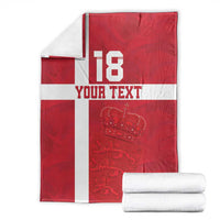 Custom Denmark Football Blanket Danish Dynamite Go Champion