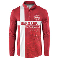 Custom Denmark Football Button Sweatshirt Danish Dynamite Go Champion