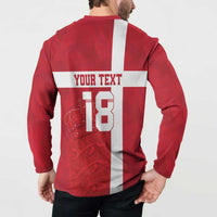 Custom Denmark Football Button Sweatshirt Danish Dynamite Go Champion
