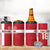 Custom Denmark Football 4 in 1 Can Cooler Tumbler Danish Dynamite Go Champion