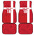 Custom Denmark Football Car Mats Danish Dynamite Go Champion