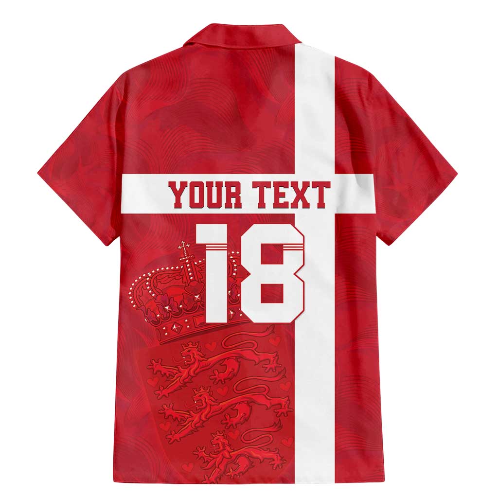 Custom Denmark Football Family Matching Mermaid Dress and Hawaiian Shirt Danish Dynamite Go Champion