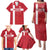 Custom Denmark Football Family Matching Puletasi and Hawaiian Shirt Danish Dynamite Go Champion