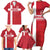 Custom Denmark Football Family Matching Short Sleeve Bodycon Dress and Hawaiian Shirt Danish Dynamite Go Champion
