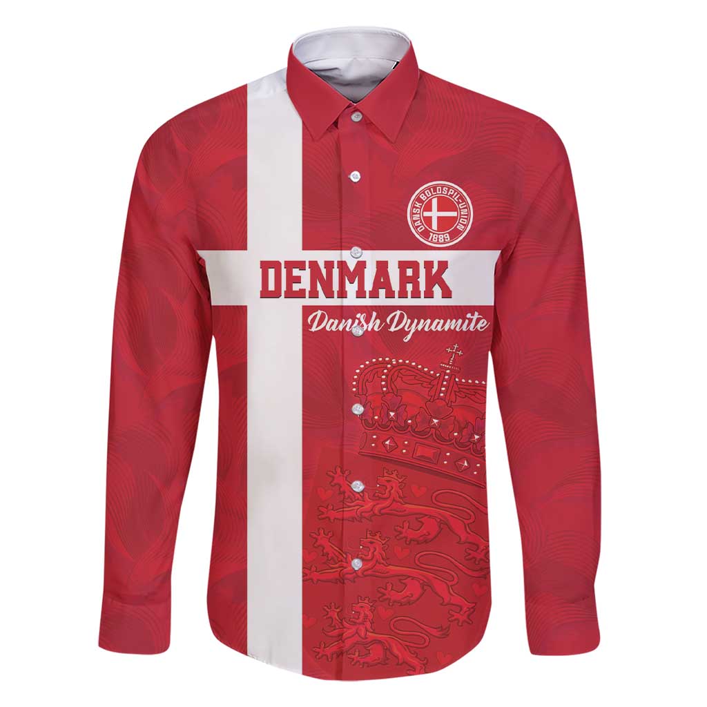 Custom Denmark Football Family Matching Short Sleeve Bodycon Dress and Hawaiian Shirt Danish Dynamite Go Champion