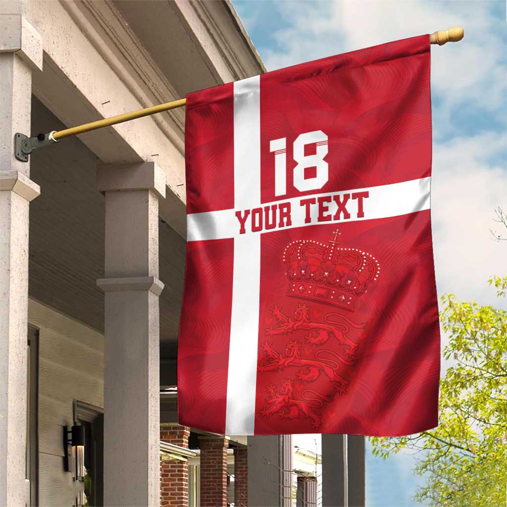 Custom Denmark Football Garden Flag Danish Dynamite Go Champion