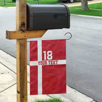 Custom Denmark Football Garden Flag Danish Dynamite Go Champion