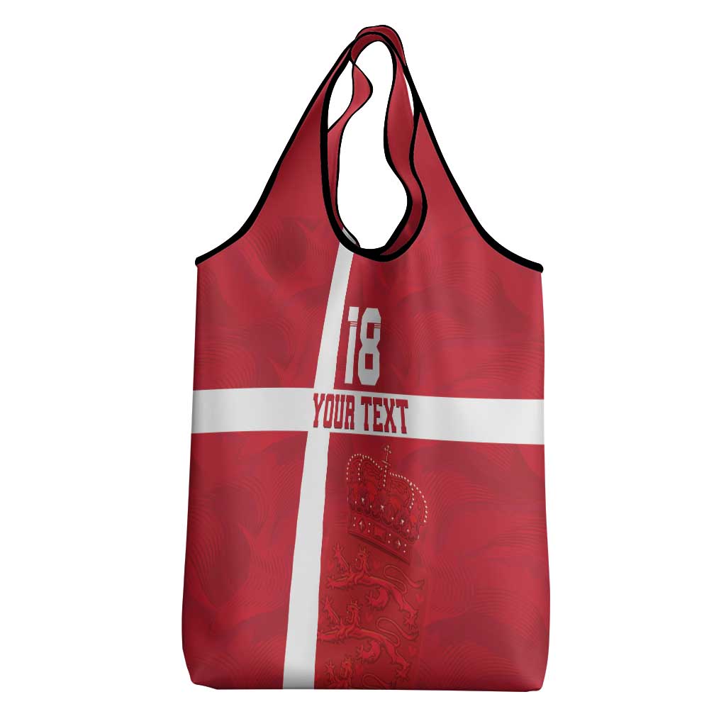 Custom Denmark Football Grocery Bag Danish Dynamite Go Champion