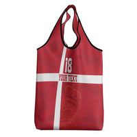 Custom Denmark Football Grocery Bag Danish Dynamite Go Champion