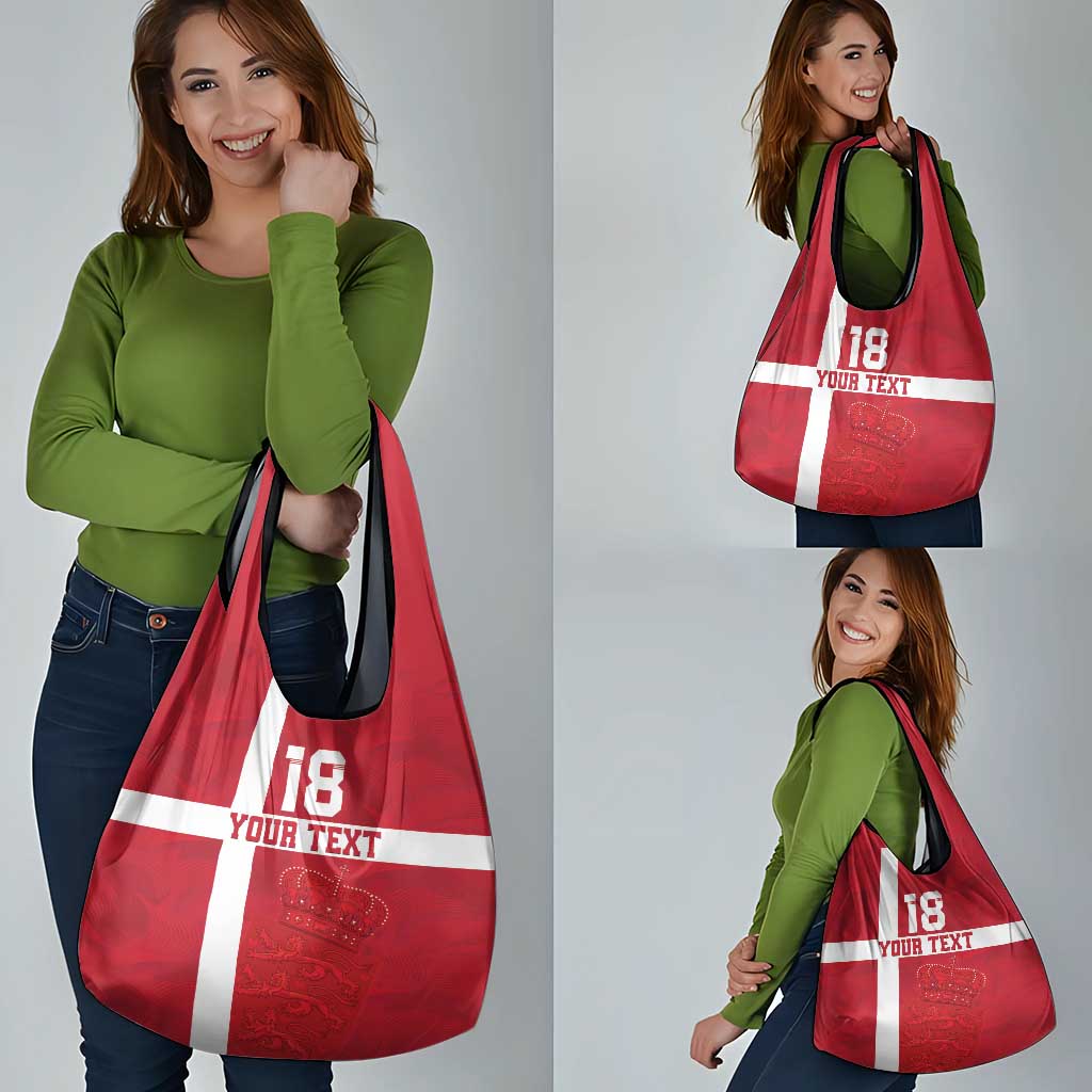 Custom Denmark Football Grocery Bag Danish Dynamite Go Champion
