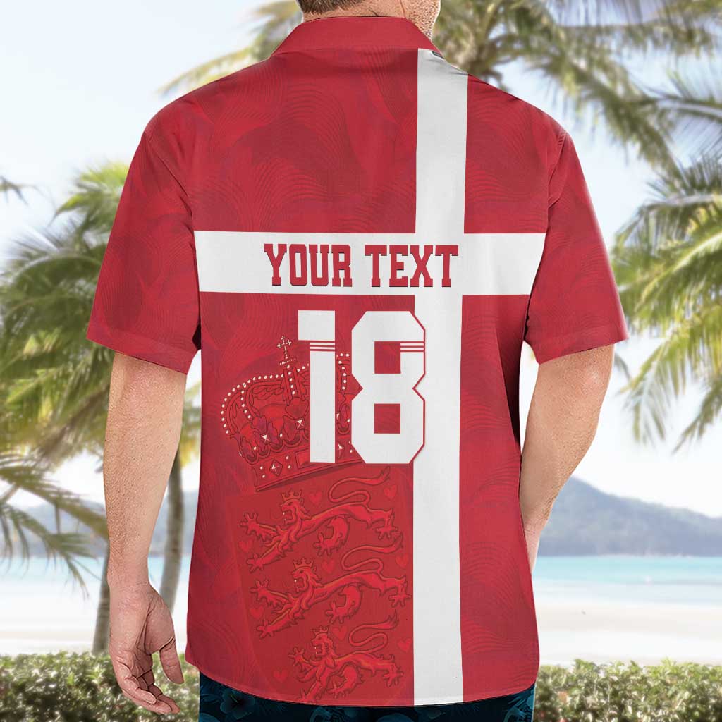 Custom Denmark Football Hawaiian Shirt Danish Dynamite Go Champion