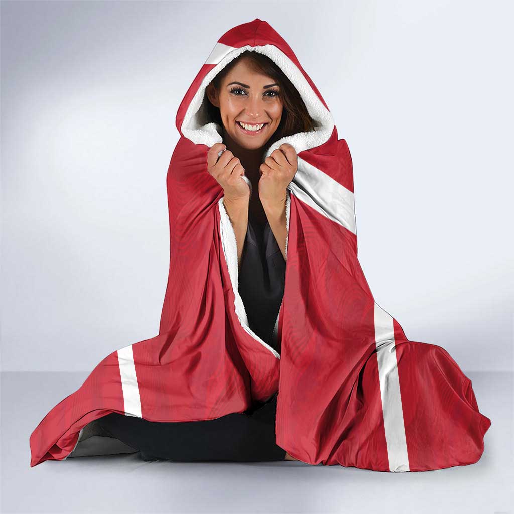 Custom Denmark Football Hooded Blanket Danish Dynamite Go Champion
