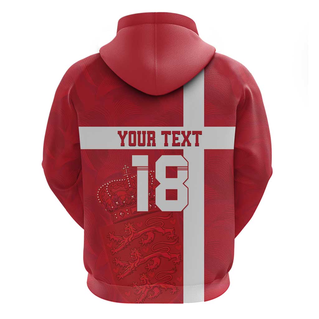 Custom Denmark Football Hoodie Danish Dynamite Go Champion