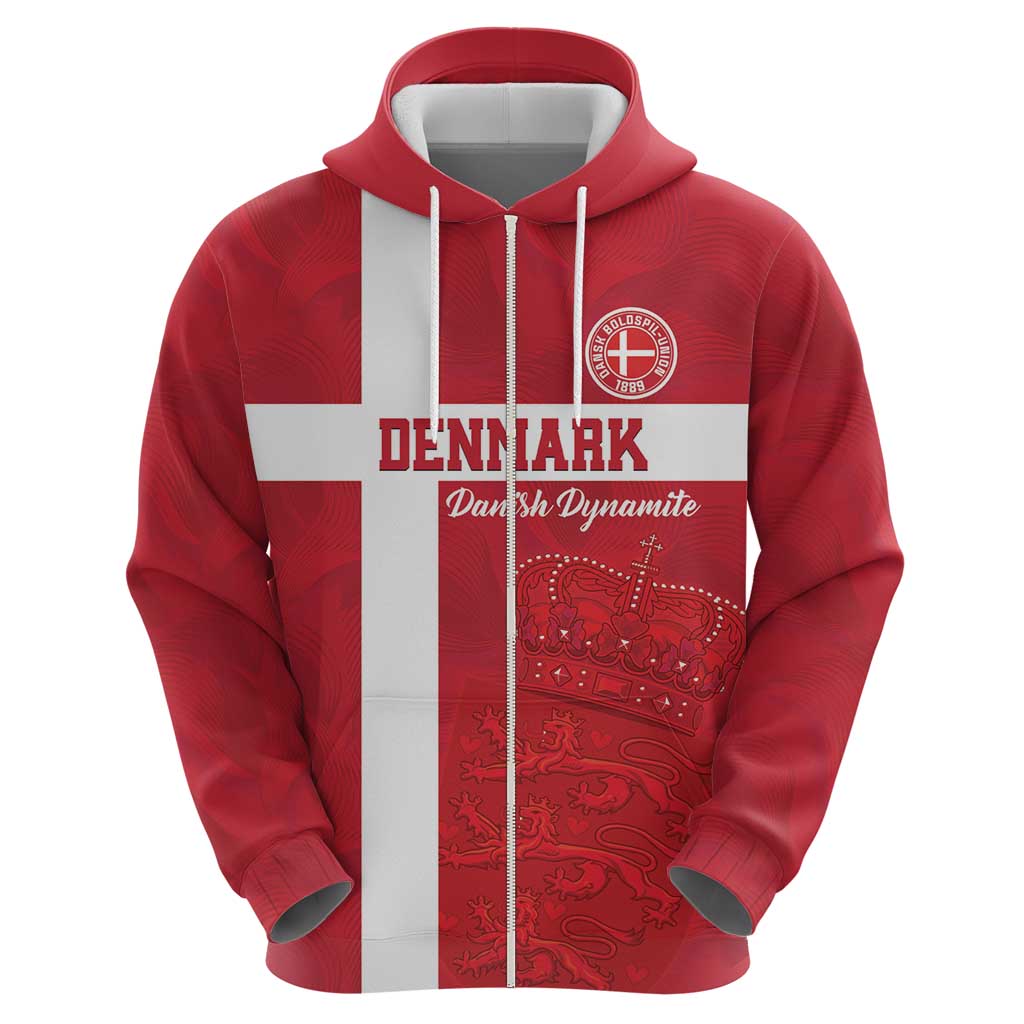 Custom Denmark Football Hoodie Danish Dynamite Go Champion