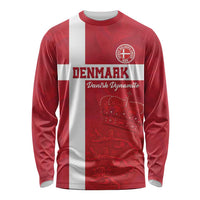 Custom Denmark Football Long Sleeve Shirt Danish Dynamite Go Champion