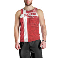 Custom Denmark Football Men Tank Top Danish Dynamite Go Champion
