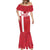 Custom Denmark Football Mermaid Dress Danish Dynamite Go Champion