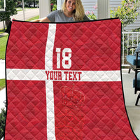 Custom Denmark Football Quilt Danish Dynamite Go Champion