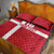 Custom Denmark Football Quilt Bed Set Danish Dynamite Go Champion