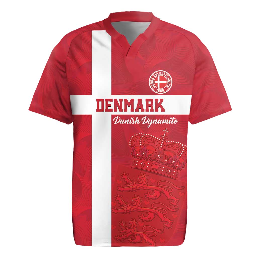 Custom Denmark Football Rugby Jersey Danish Dynamite Go Champion