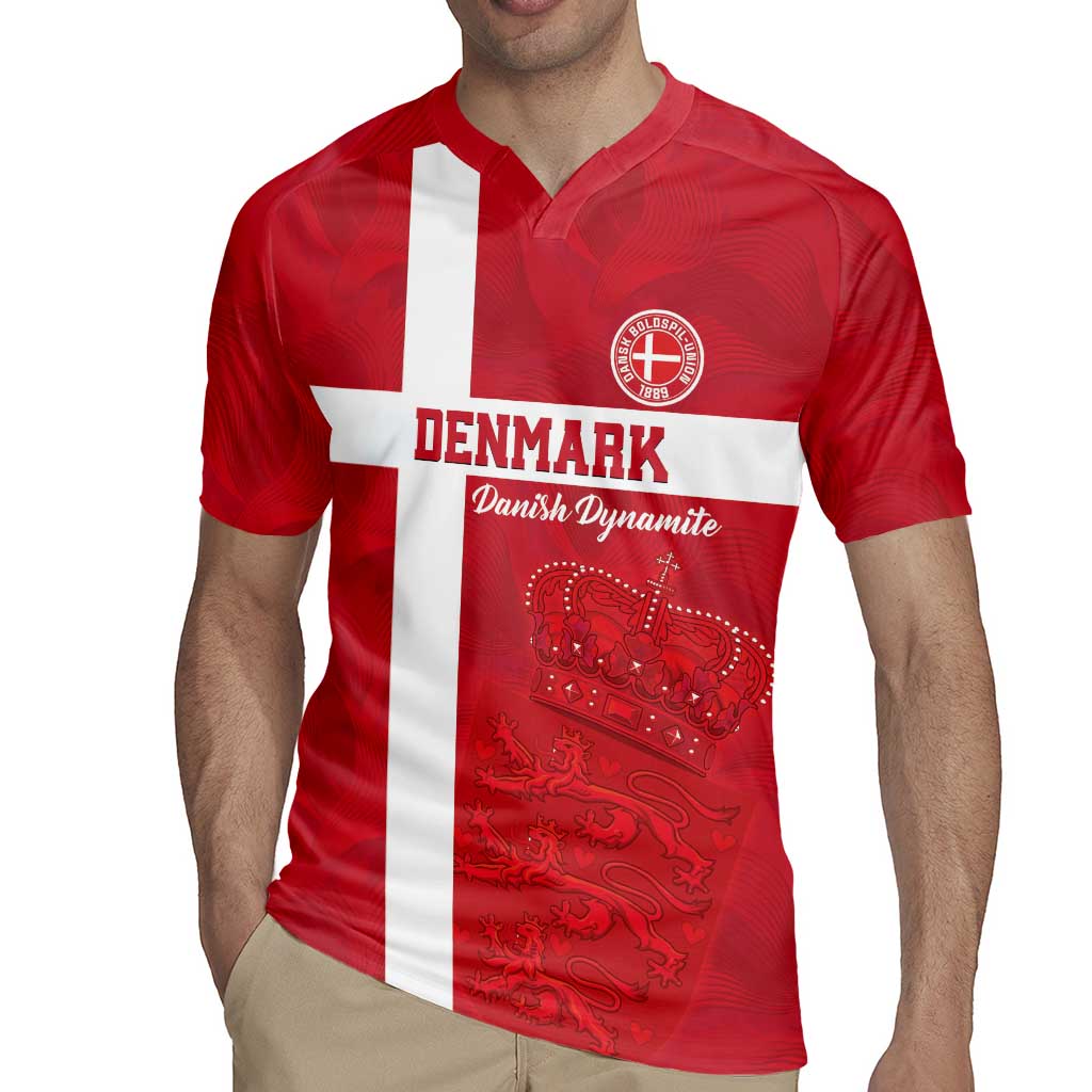 Custom Denmark Football Rugby Jersey Danish Dynamite Go Champion