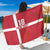 Custom Denmark Football Sarong Danish Dynamite Go Champion