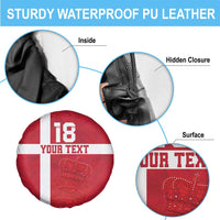 Custom Denmark Football Spare Tire Cover Danish Dynamite Go Champion