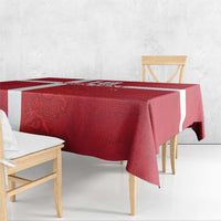 Custom Denmark Football Tablecloth Danish Dynamite Go Champion