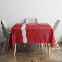 Custom Denmark Football Tablecloth Danish Dynamite Go Champion