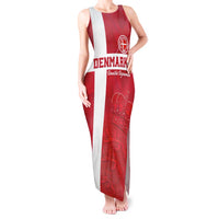 Custom Denmark Football Tank Maxi Dress Danish Dynamite Go Champion