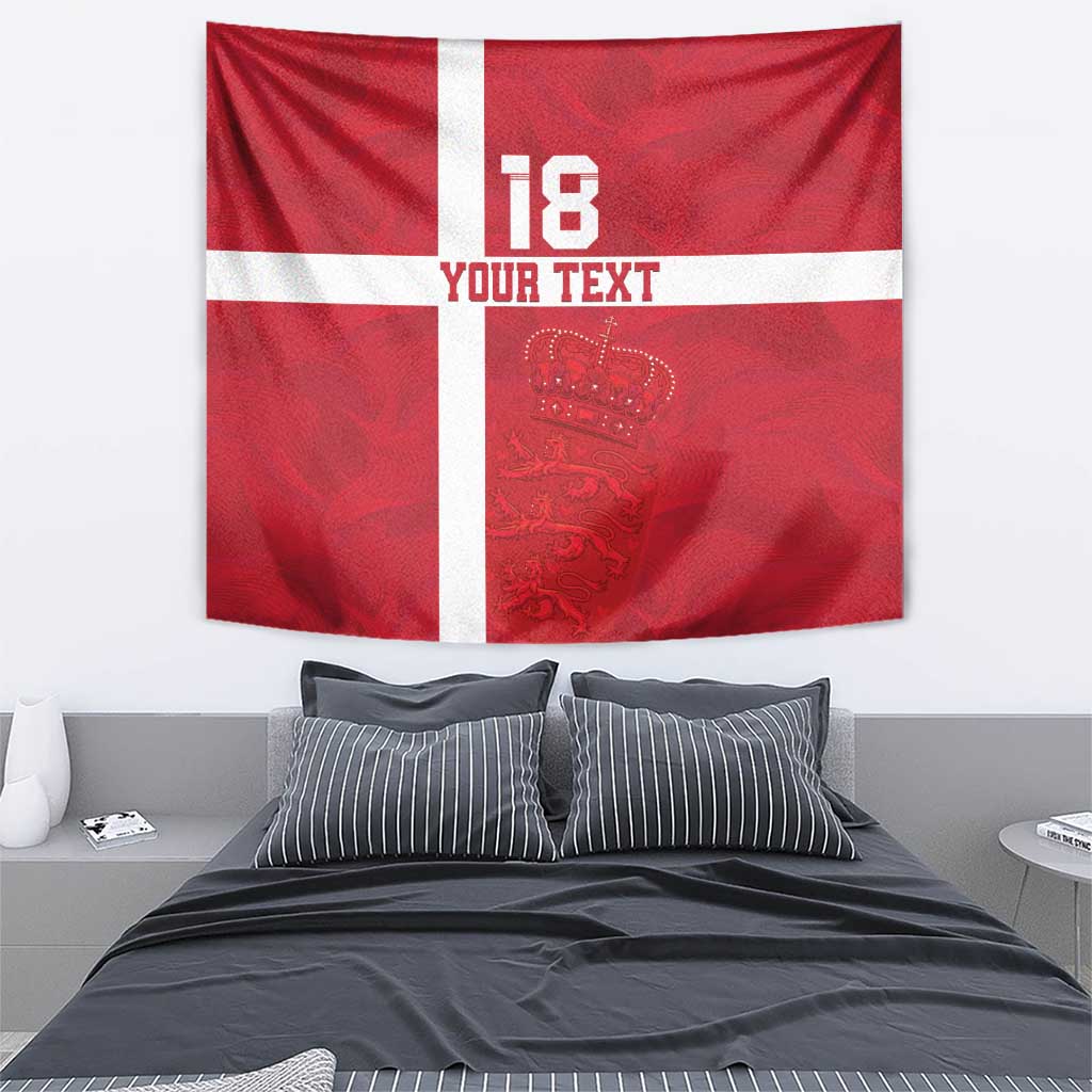 Custom Denmark Football Tapestry Danish Dynamite Go Champion