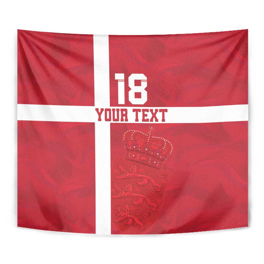 Custom Denmark Football Tapestry Danish Dynamite Go Champion