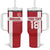 Custom Denmark Football Tumbler With Handle Danish Dynamite Go Champion
