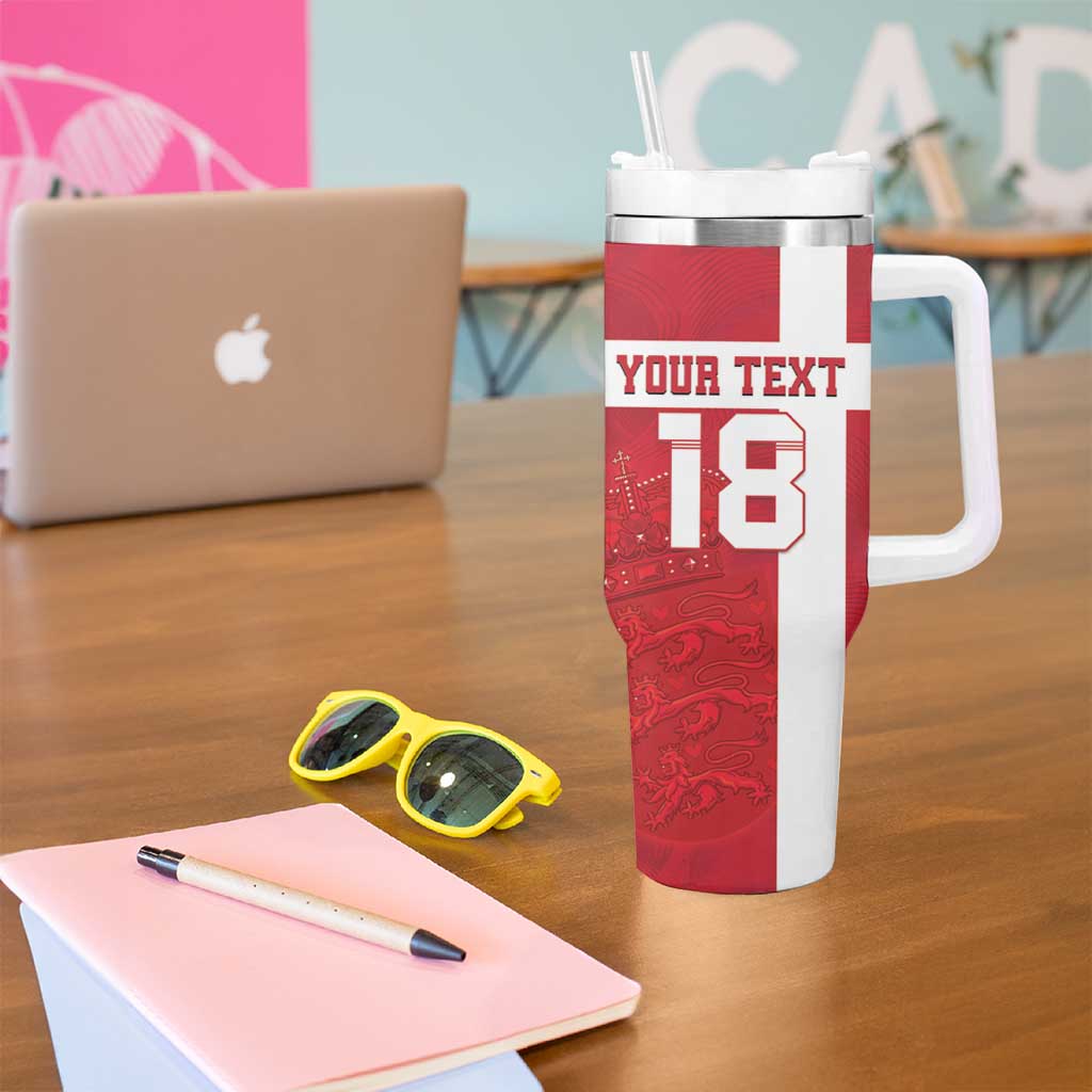 Custom Denmark Football Tumbler With Handle Danish Dynamite Go Champion