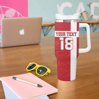 Custom Denmark Football Tumbler With Handle Danish Dynamite Go Champion