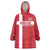 Custom Denmark Football Wearable Blanket Hoodie Danish Dynamite Go Champion