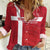 Custom Denmark Football Women Casual Shirt Danish Dynamite Go Champion