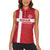 Custom Denmark Football Women Sleeveless Polo Shirt Danish Dynamite Go Champion