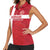 Custom Denmark Football Women Sleeveless Polo Shirt Danish Dynamite Go Champion