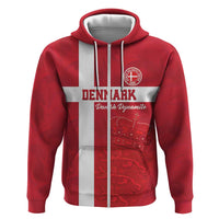 Custom Denmark Football Zip Hoodie Danish Dynamite Go Champion