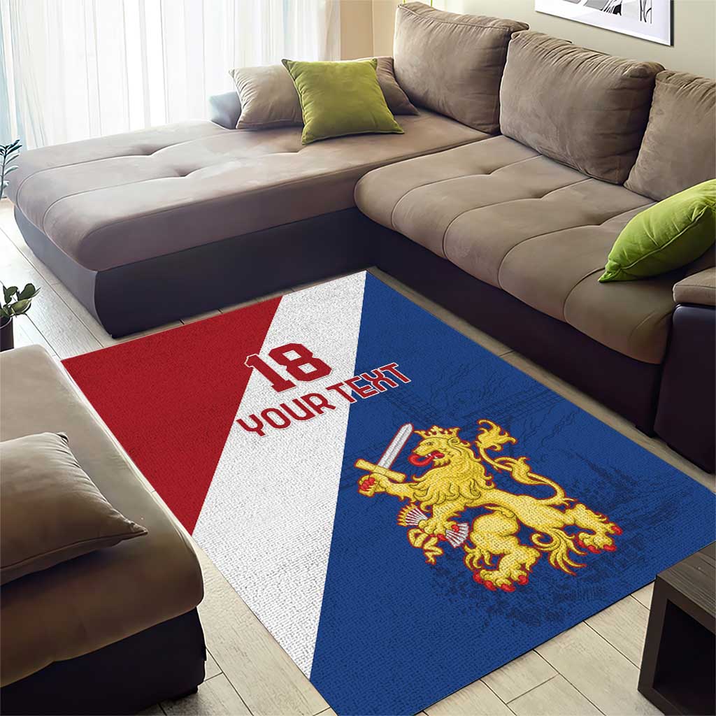 Custom Netherlands Football Area Rug Come On Holland