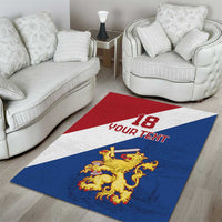 Custom Netherlands Football Area Rug Come On Holland