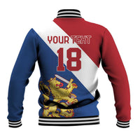 Custom Netherlands Football Baseball Jacket Come On Holland