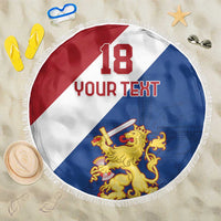 Custom Netherlands Football Beach Blanket Come On Holland
