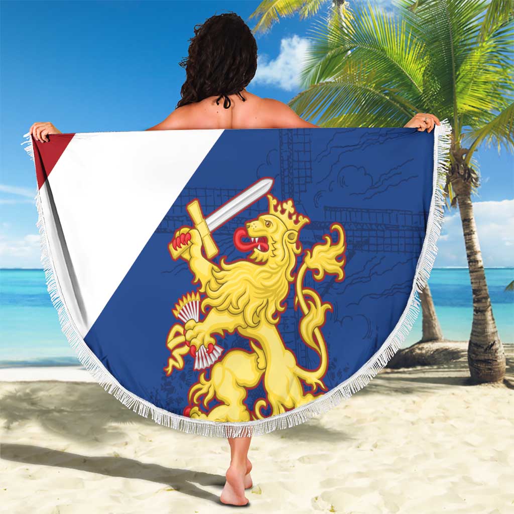 Custom Netherlands Football Beach Blanket Come On Holland